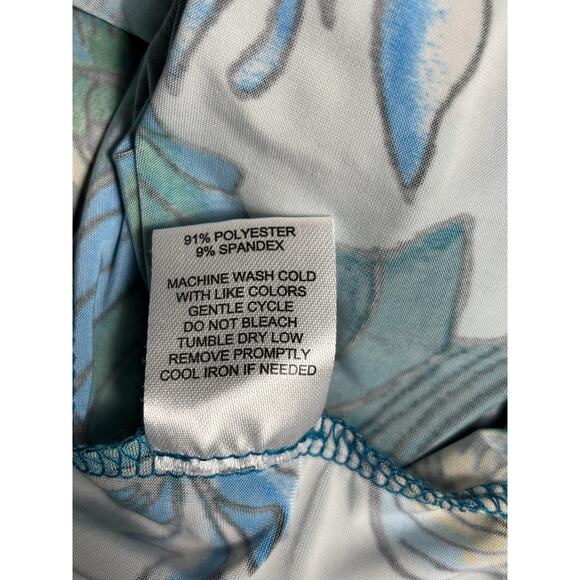 Nikki Poulos Disney Alice Through The Looking Glass Blouse Sz S Floral Sleeveles - Picture 5 of 7